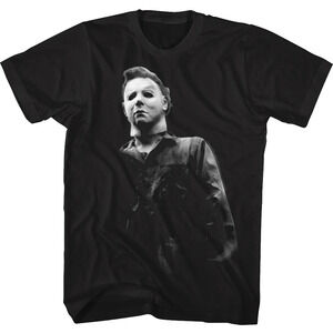 Black And White Michael Myers Halloween Tshirt